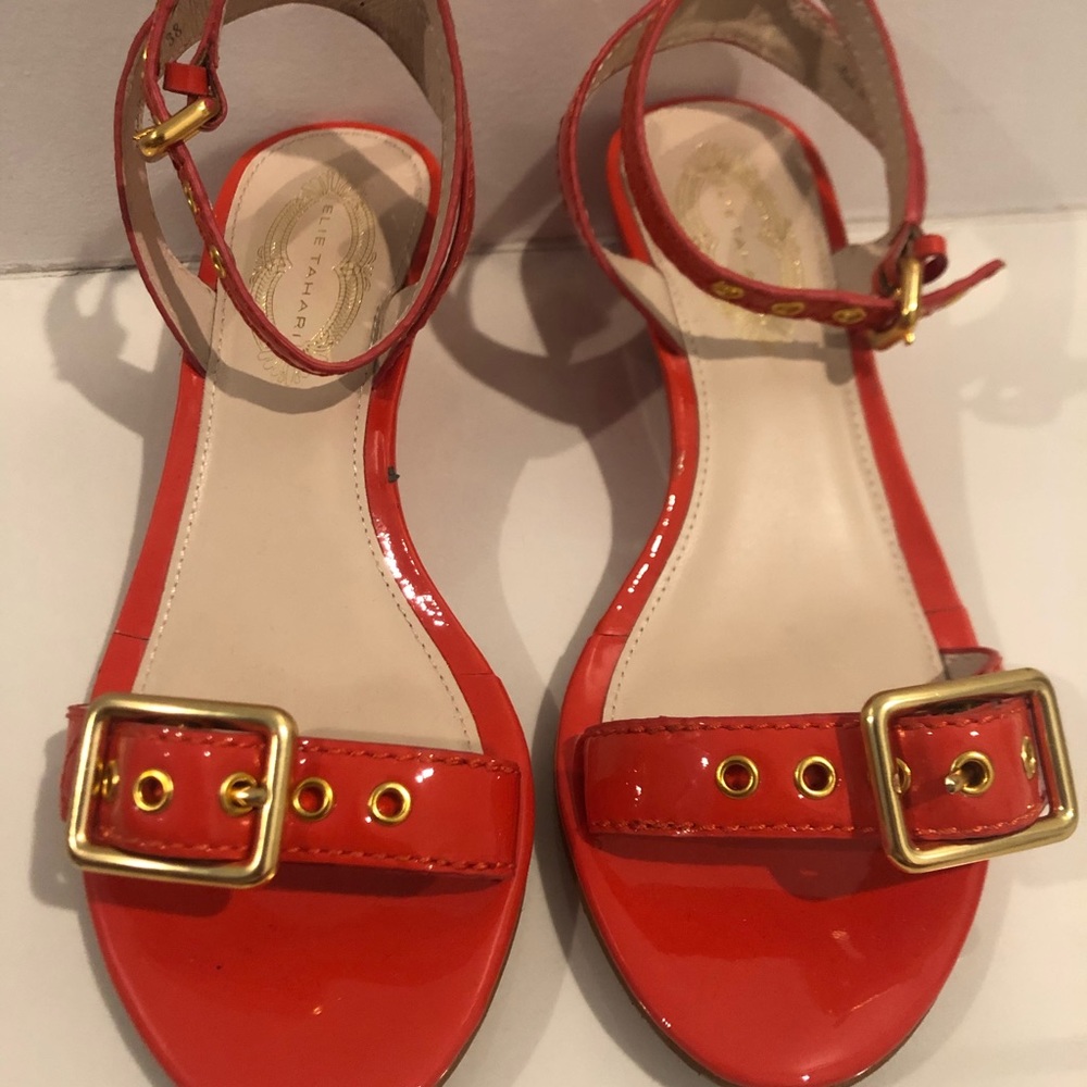 Elie tahari little heel sandal